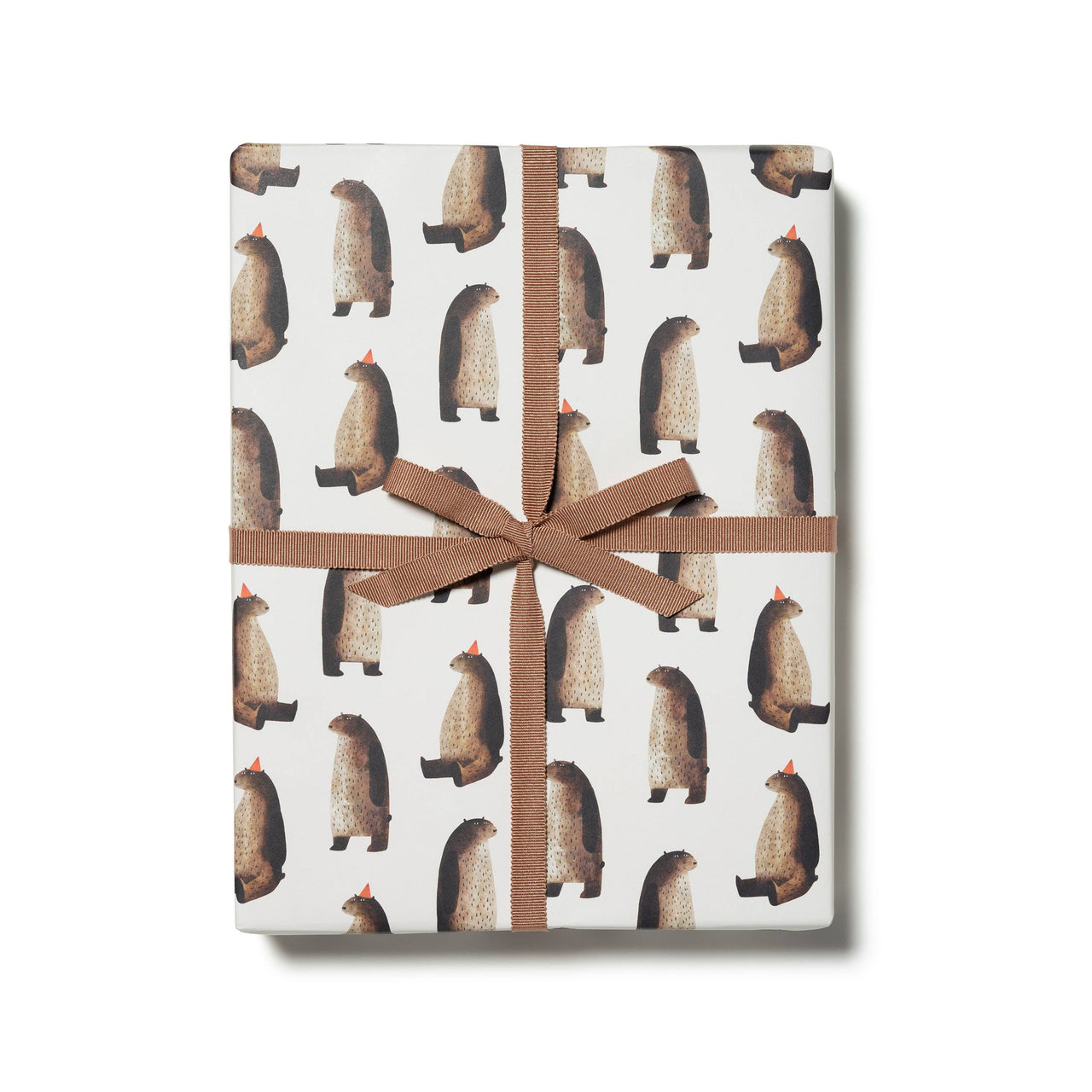 Party Bear wrapping paper: Rolls of 3 sheets