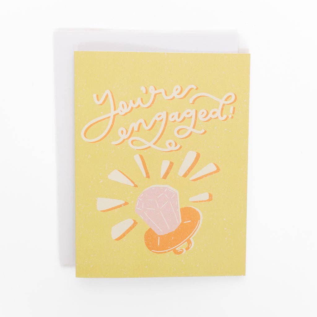 You're Engaged Ring Pop Greeting Card