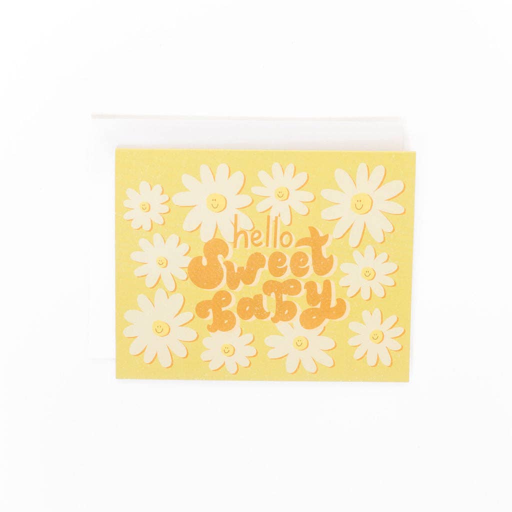 Hello Sweet Baby Greeting Card