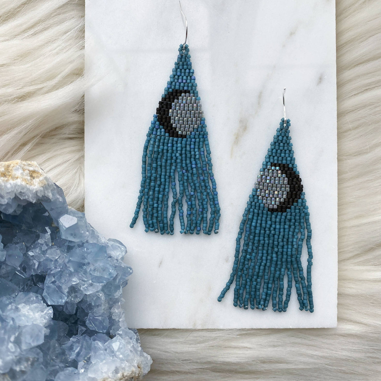 Full Crescent Moon Earrings