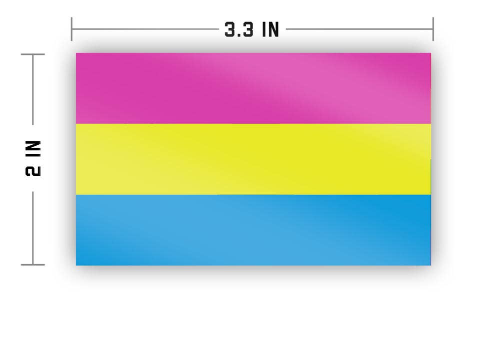 Pansexual Pride Flag Sticker