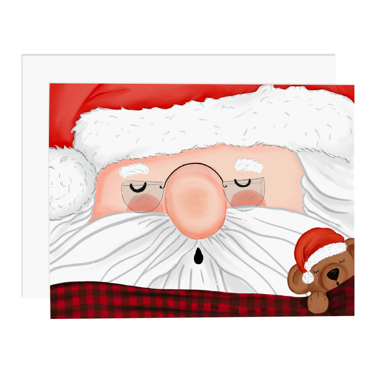 Santa's Nap Greeting Card