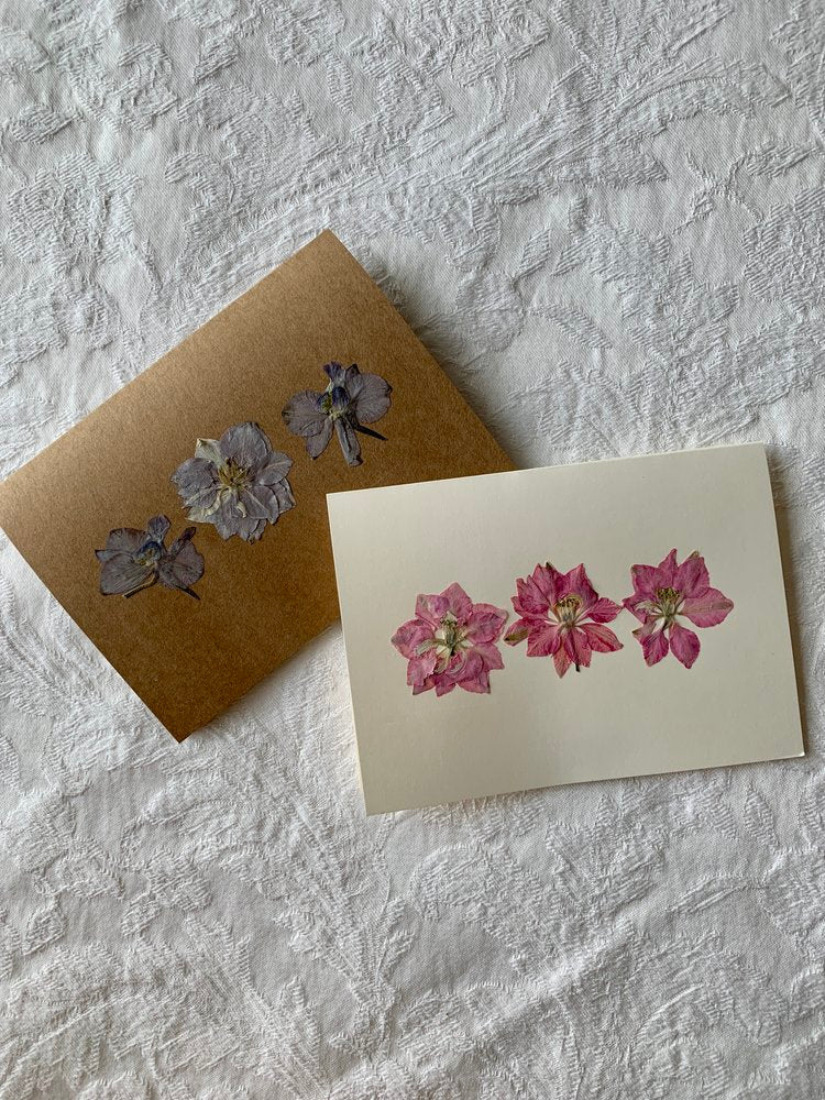 Pressed Flower Card