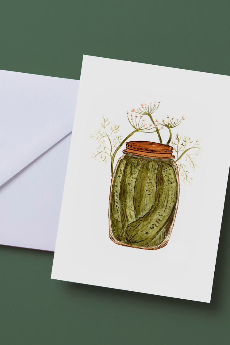 Pickle Jar Card