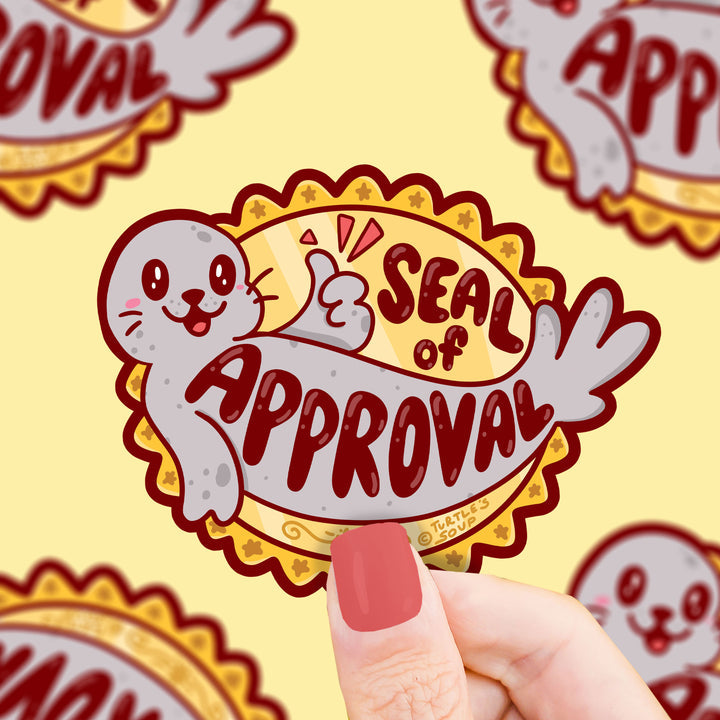 Seal of Approval Vinyl Sticker