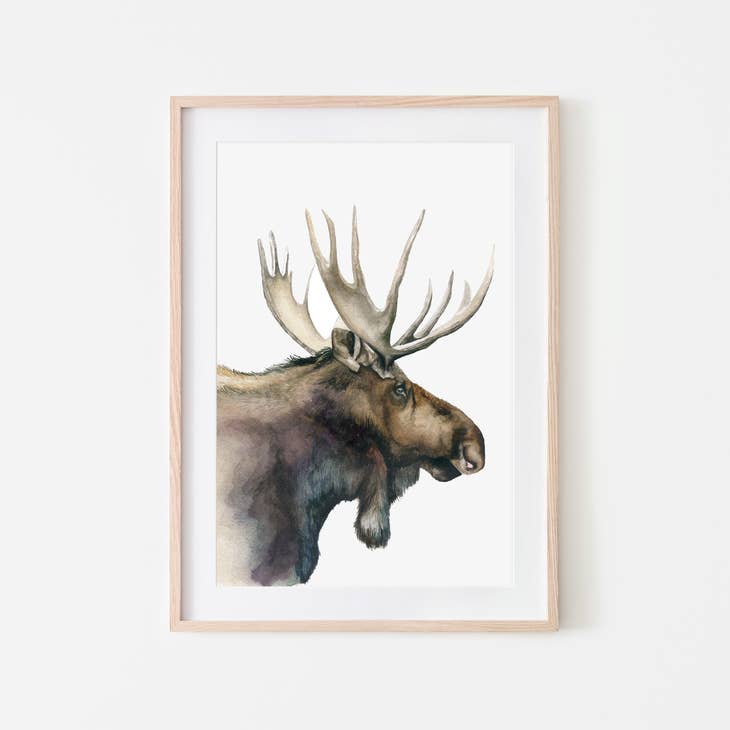 Moose Art Print