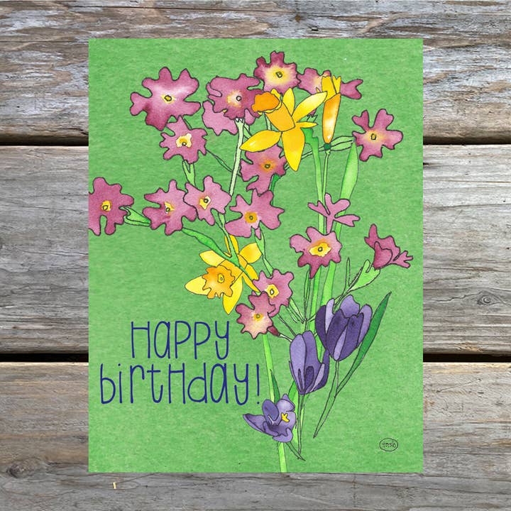 Happy Birthday Note Card