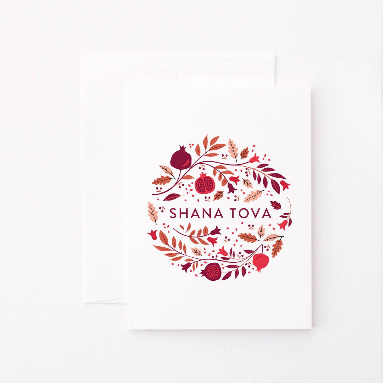 Pomegranate Cascade Greeting Card