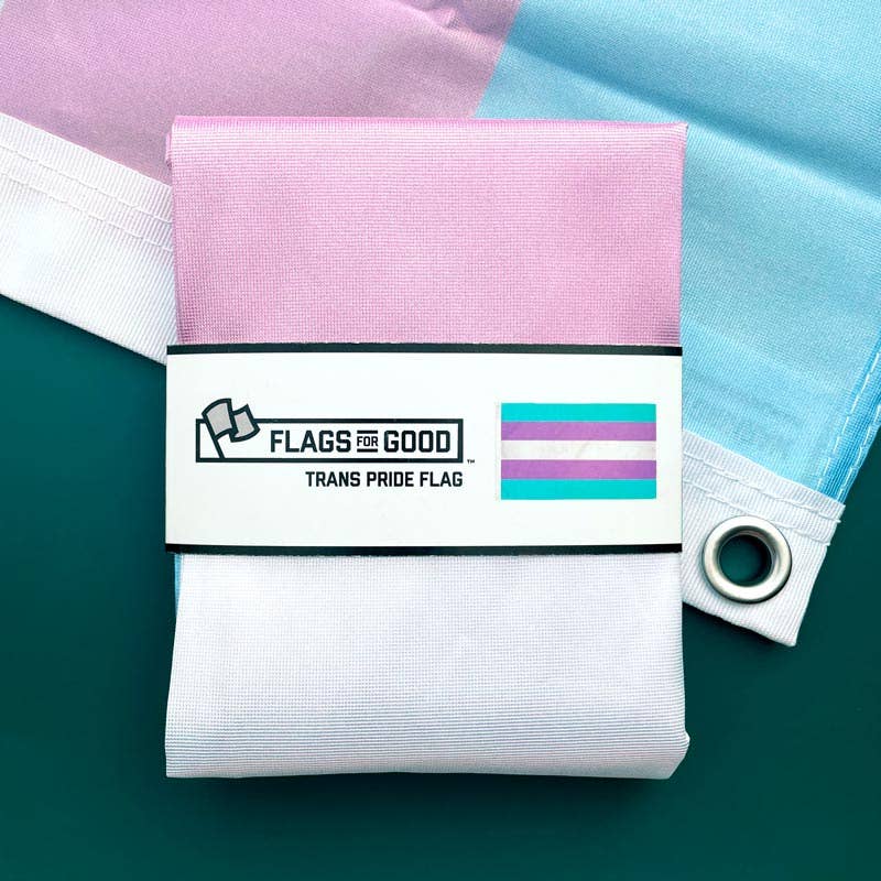 Transgender (Trans) Pride Flag: (M) 2ft x 3ft Single Sided