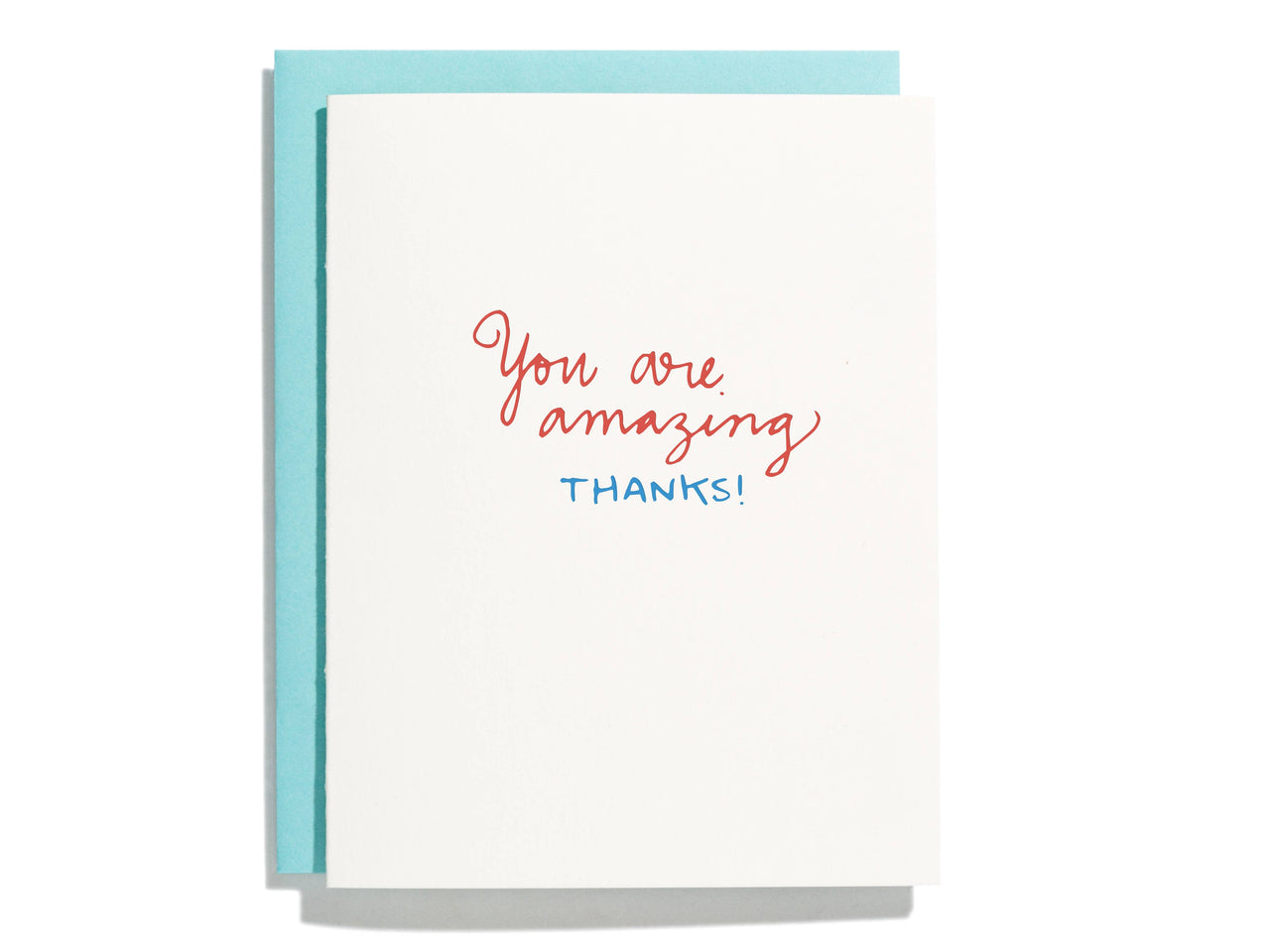 You Are Amazing - Letterpress Greeting Card