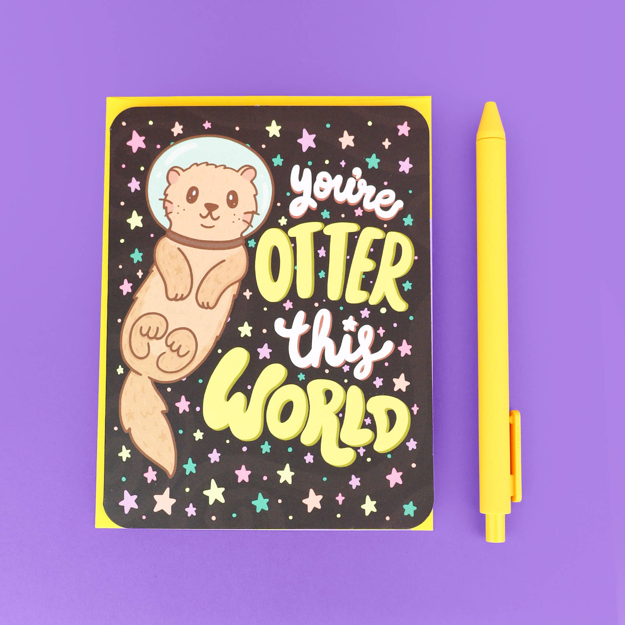 Otter This World Friendship Birthday Greeting Card