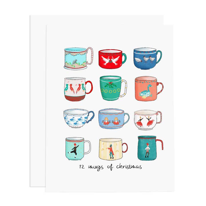 12 Mugs of Christmas Card