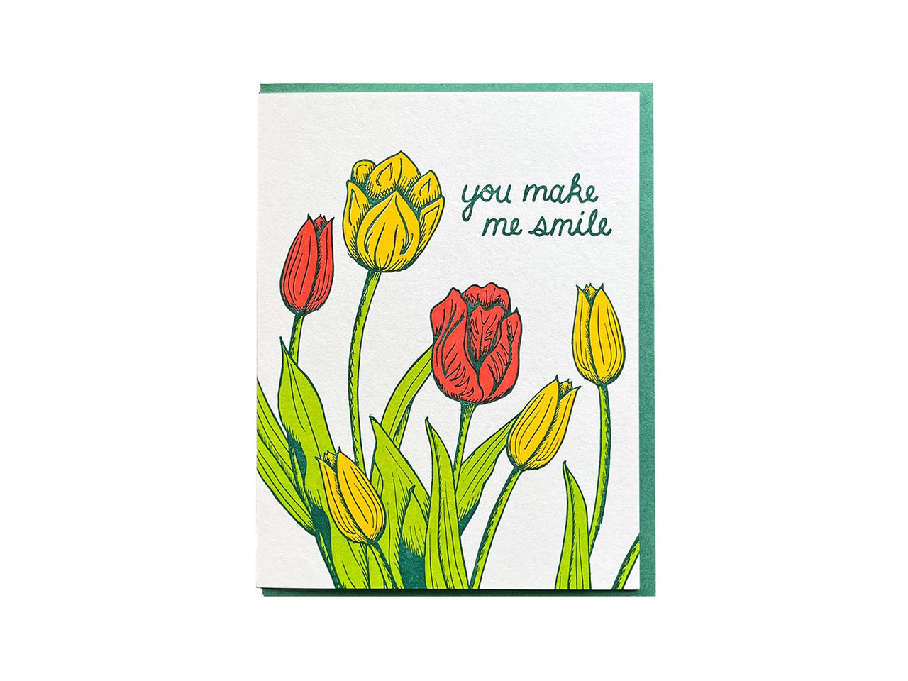 Smile Tulips Card