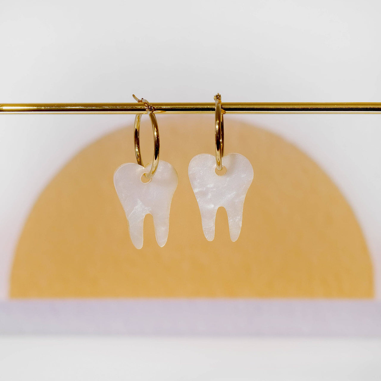 Teeth Hoop Earrings