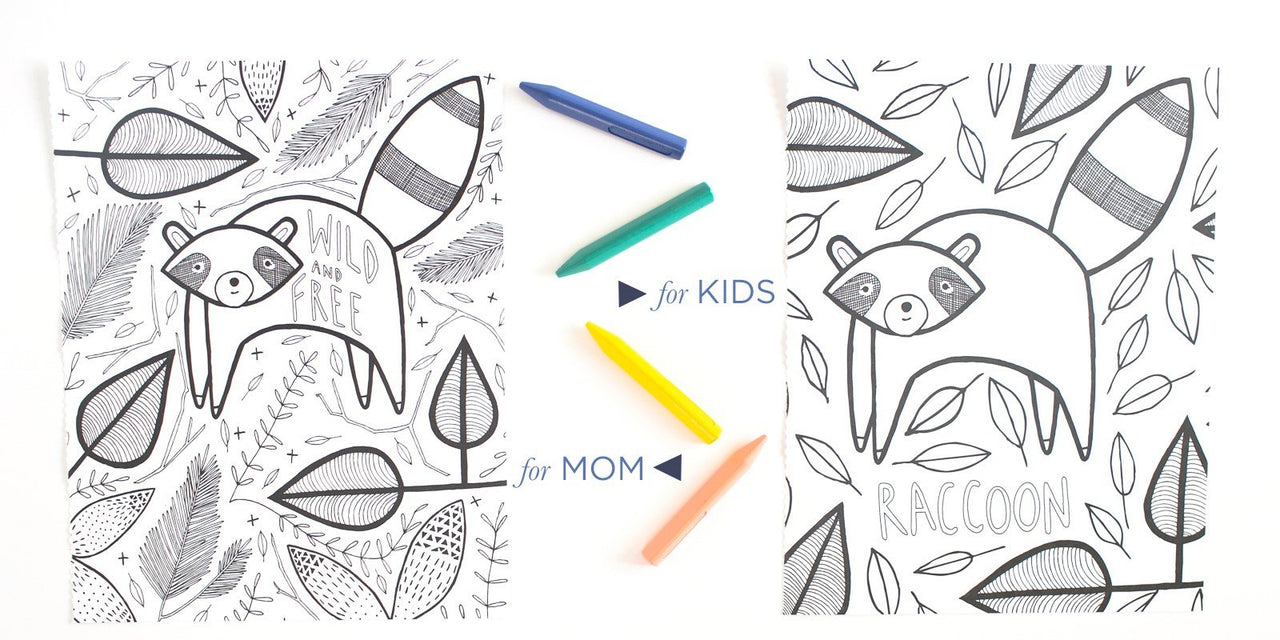 Together: A Mommy + Me Coloring Book