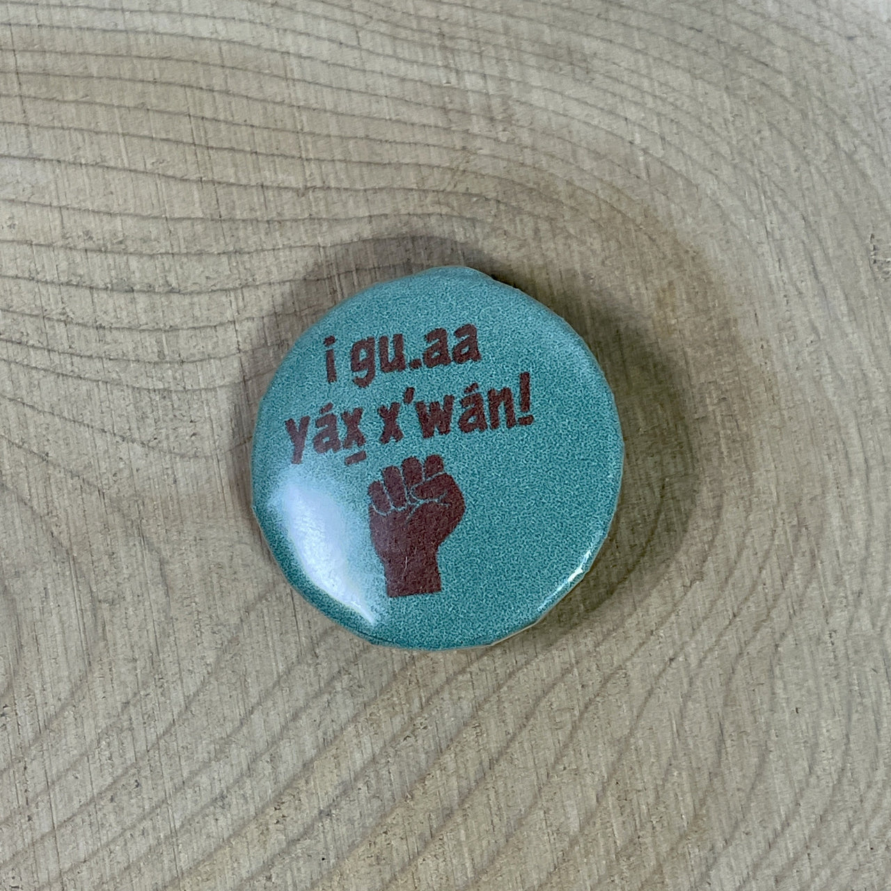 Pin: i gu.aa yáx̱ xʼwán! (have strength and courage!)