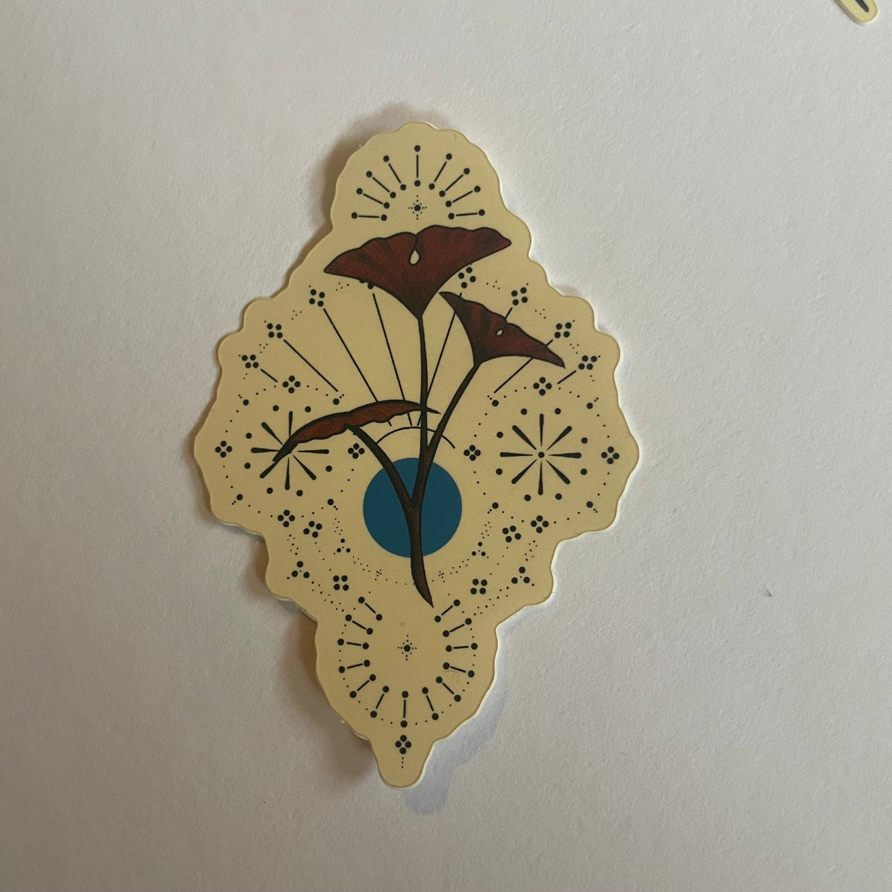 Ornamental Gingko Sticker